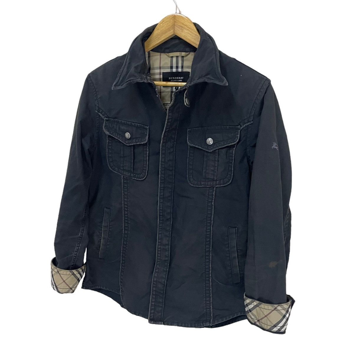 Burberry 💥 BURBERRY BLACK LABEL WESTERN TRUCKER JACKET Size M / US 6-8 / IT 42-44 - 2 Thumbnail