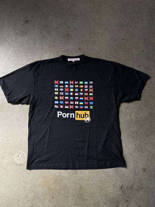 Richardson Richardson x porn hub banned countries tee | Grailed