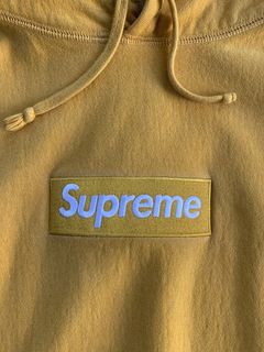 Supreme Box Logo Mustard | Grailed