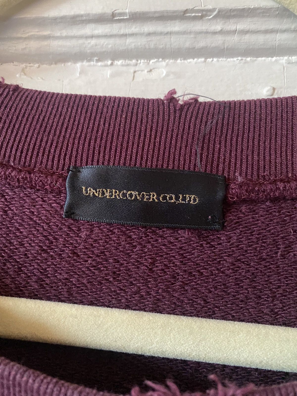 Undercover Oversized Distressed Crewneck Sweatshirt. Size US XL / EU 56 / 4 - 3 Thumbnail