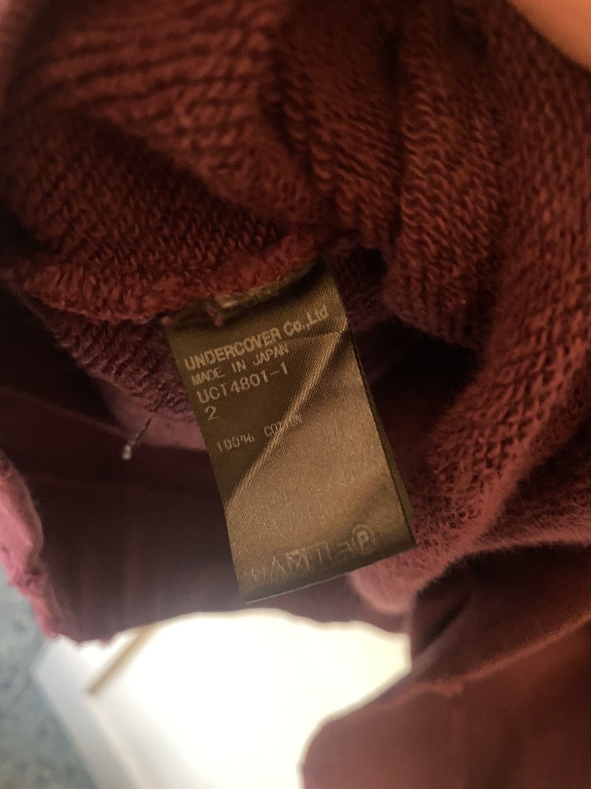 Undercover Oversized Distressed Crewneck Sweatshirt. Size US XL / EU 56 / 4 - 4 Thumbnail