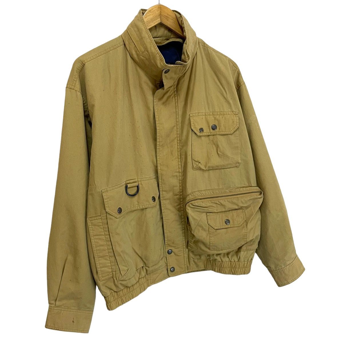 Burberry 💥 90s BURBERRYS LIGHT BOMBER JACKET Size US L / EU 52-54 / 3 - 2 Thumbnail