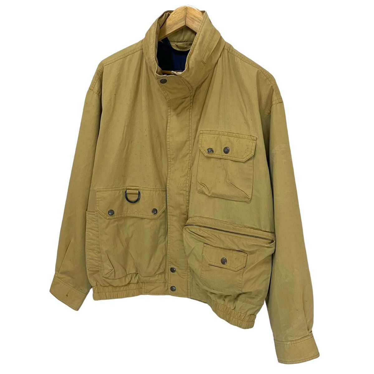Burberry 💥 90s BURBERRYS LIGHT BOMBER JACKET Size US L / EU 52-54 / 3 - 3 Thumbnail