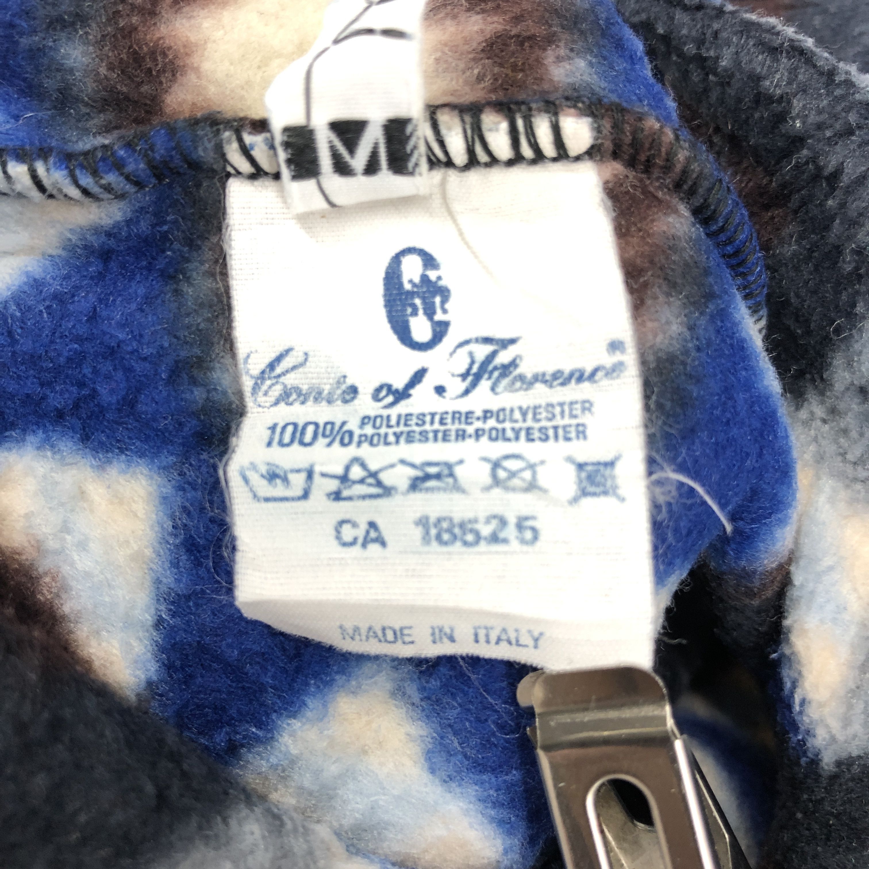 Conte of Florence Vintage CONTE OF FLORENCE Nice Design Fleece #0155/H Size US L / EU 52-54 / 3 - 6 Thumbnail