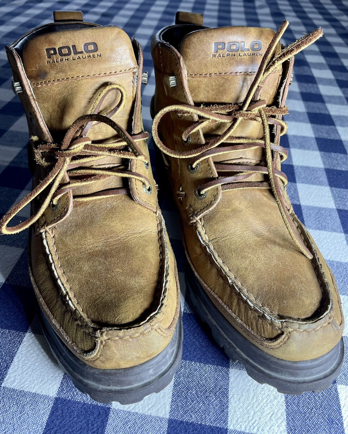 Polo Ralph Lauren × Vintage Vintage 90s Polo Ralph Lauren boots Size US 7 / EU 40 - 3 Thumbnail