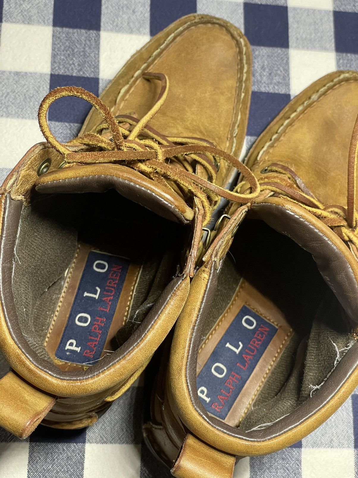 Polo Ralph Lauren × Vintage Vintage 90s Polo Ralph Lauren boots Size US 7 / EU 40 - 4 Thumbnail