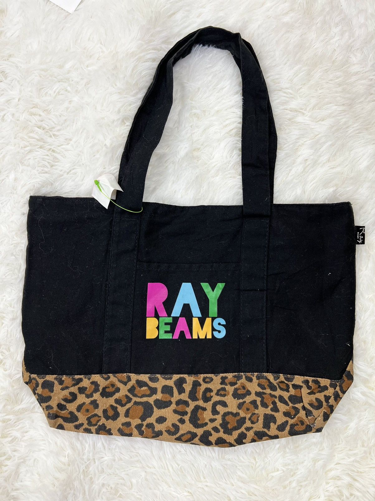 Vintage Ray Beams Leopard Tote Bag