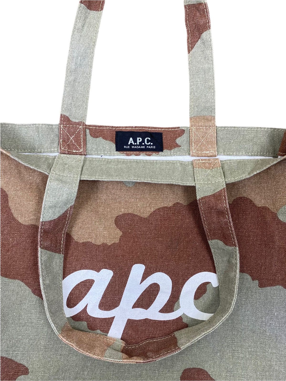 A.P.C. A.P.C Camo Design Style Tote bag Size ONE SIZE - 3 Thumbnail