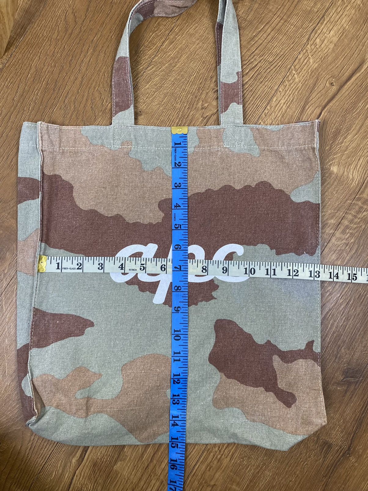 A.P.C. A.P.C Camo Design Style Tote bag Size ONE SIZE - 6 Thumbnail