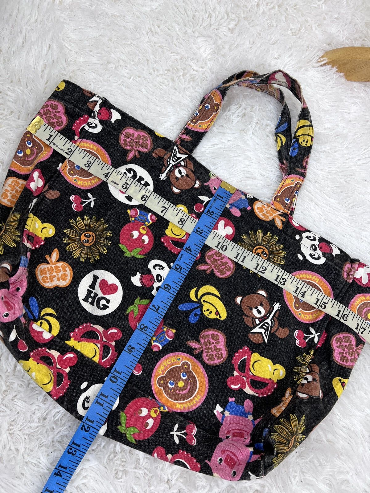 Hysteric Glamour Hysteric Mini All Over Print Canvas Tote Bag Size ONE SIZE - 5 Thumbnail