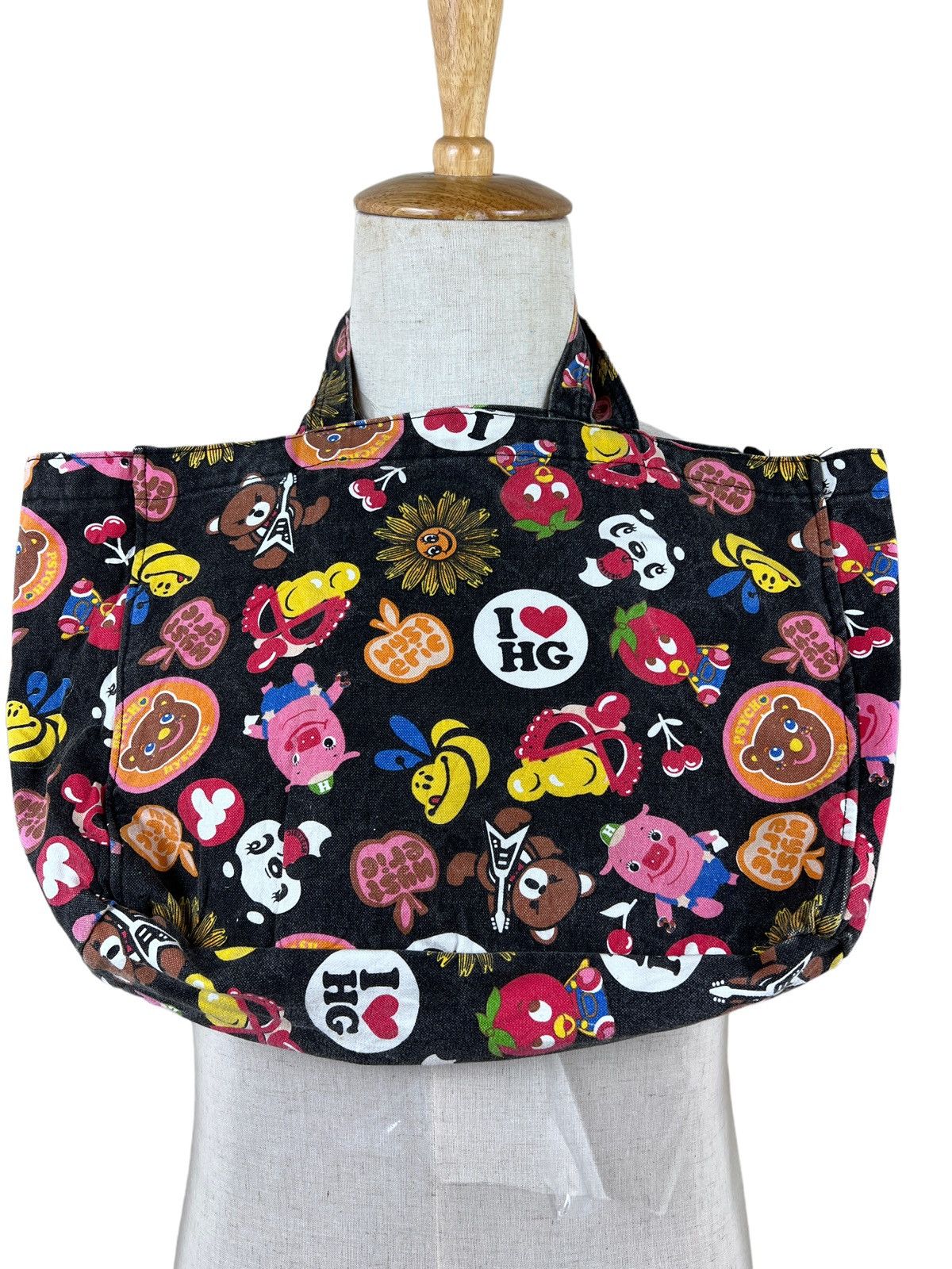 Hysteric Glamour Hysteric Mini All Over Print Canvas Tote Bag Size ONE SIZE - 3 Thumbnail