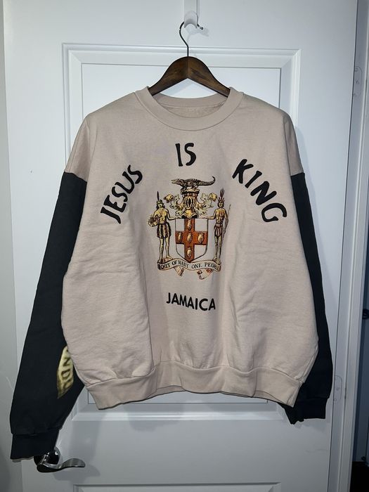 Kanye West Size XL Yeezy Jesus is King Jamaica Crewneck | Grailed