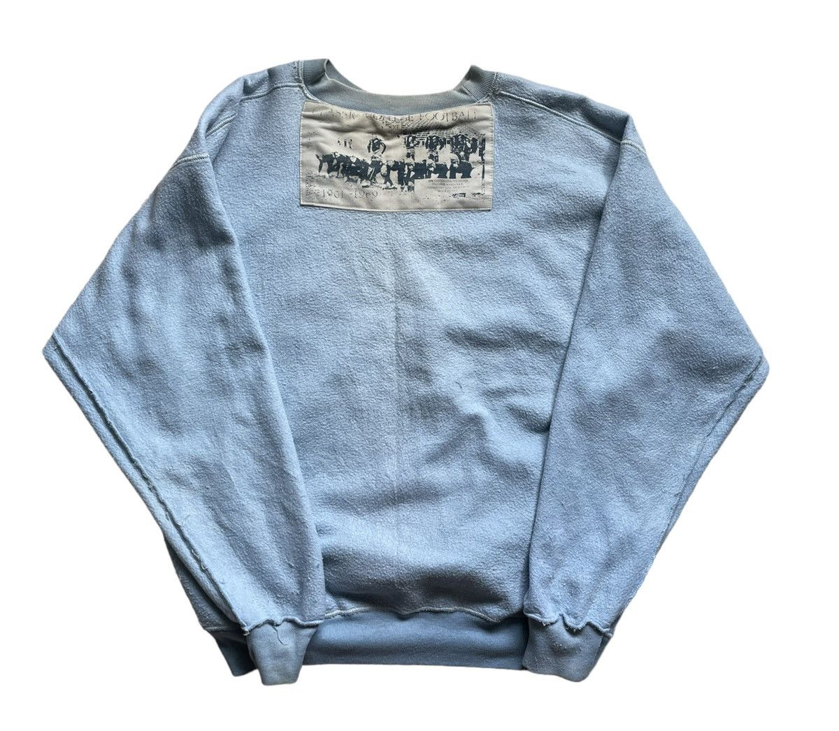 Vintage 🏈 Vtg 1954 Bruce Brosley All American WVU Football Crewneck Size US XL / EU 56 / 4 - 4 Thumbnail