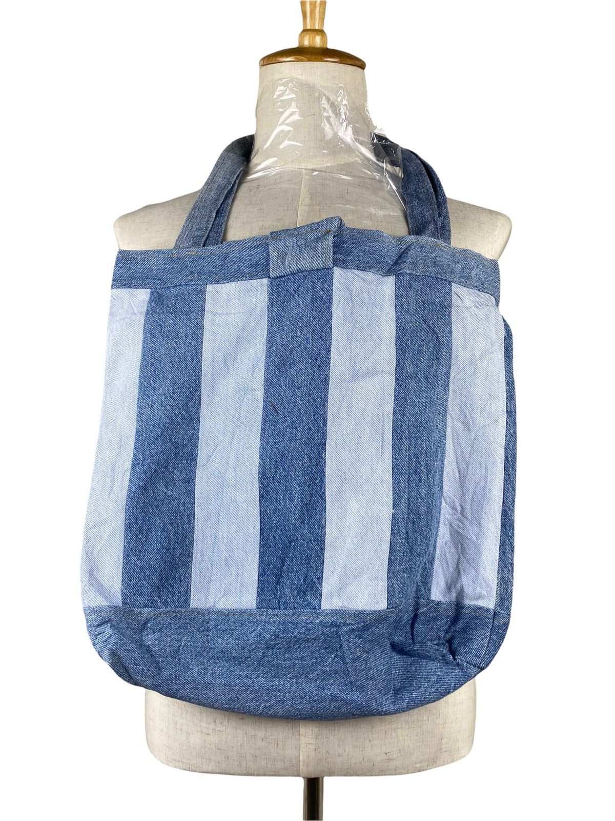 Handmade Custom Made Denim Jeans Tote Bag Size ONE SIZE - 2 Thumbnail