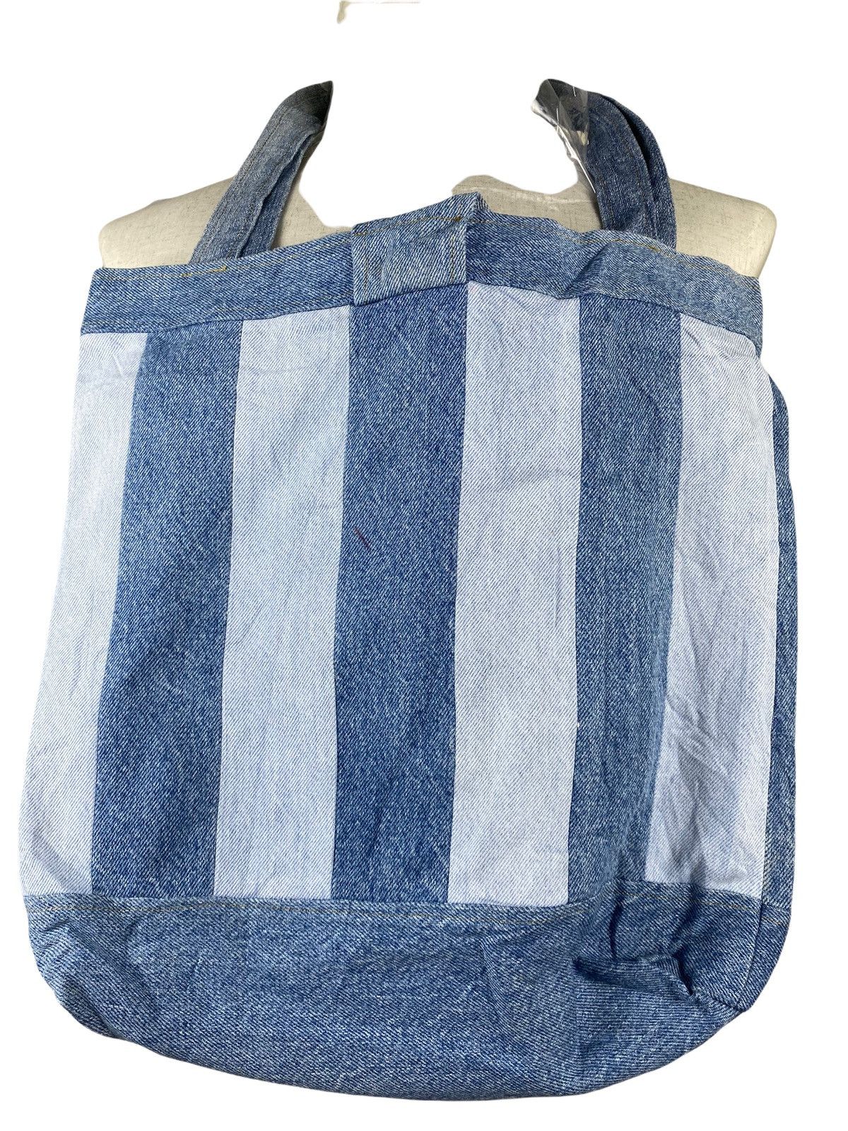 Handmade Custom Made Denim Jeans Tote Bag Size ONE SIZE - 4 Thumbnail