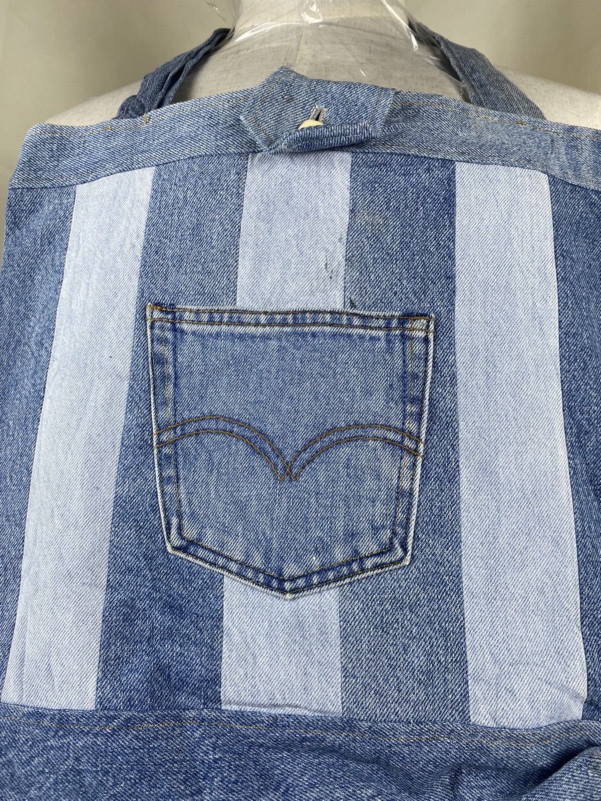 Handmade Custom Made Denim Jeans Tote Bag Size ONE SIZE - 3 Thumbnail