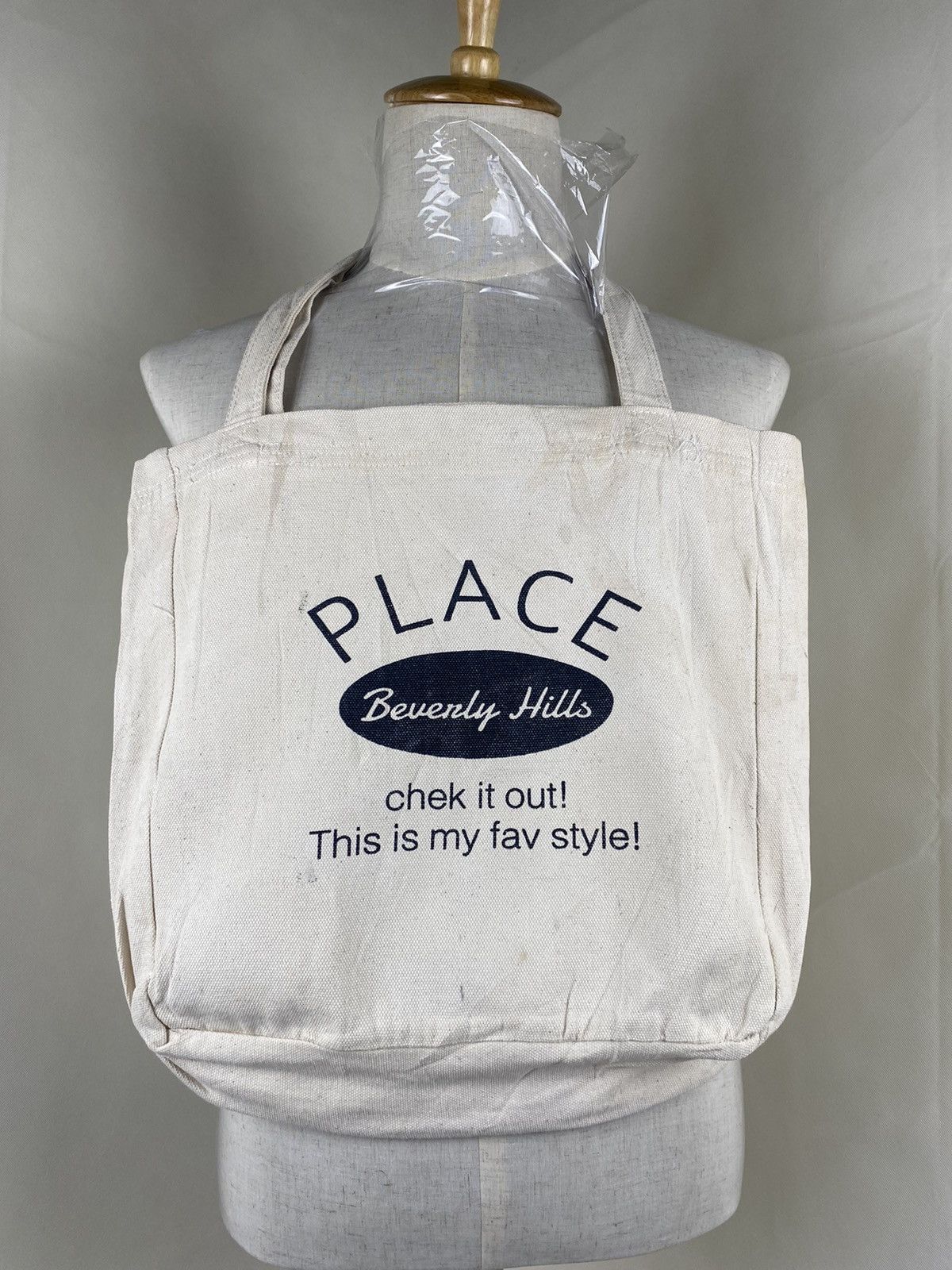 Japanese Brand Place Beverly Hills Canvas Tote Bag Size ONE SIZE - 1 Thumbnail
