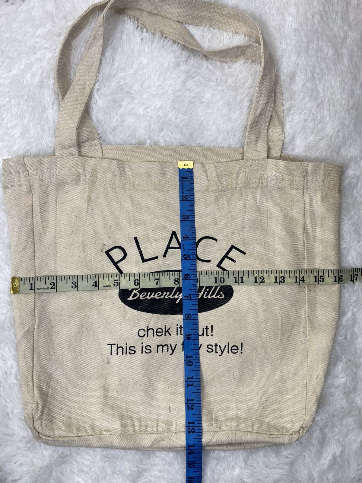 Japanese Brand Place Beverly Hills Canvas Tote Bag Size ONE SIZE - 6 Thumbnail