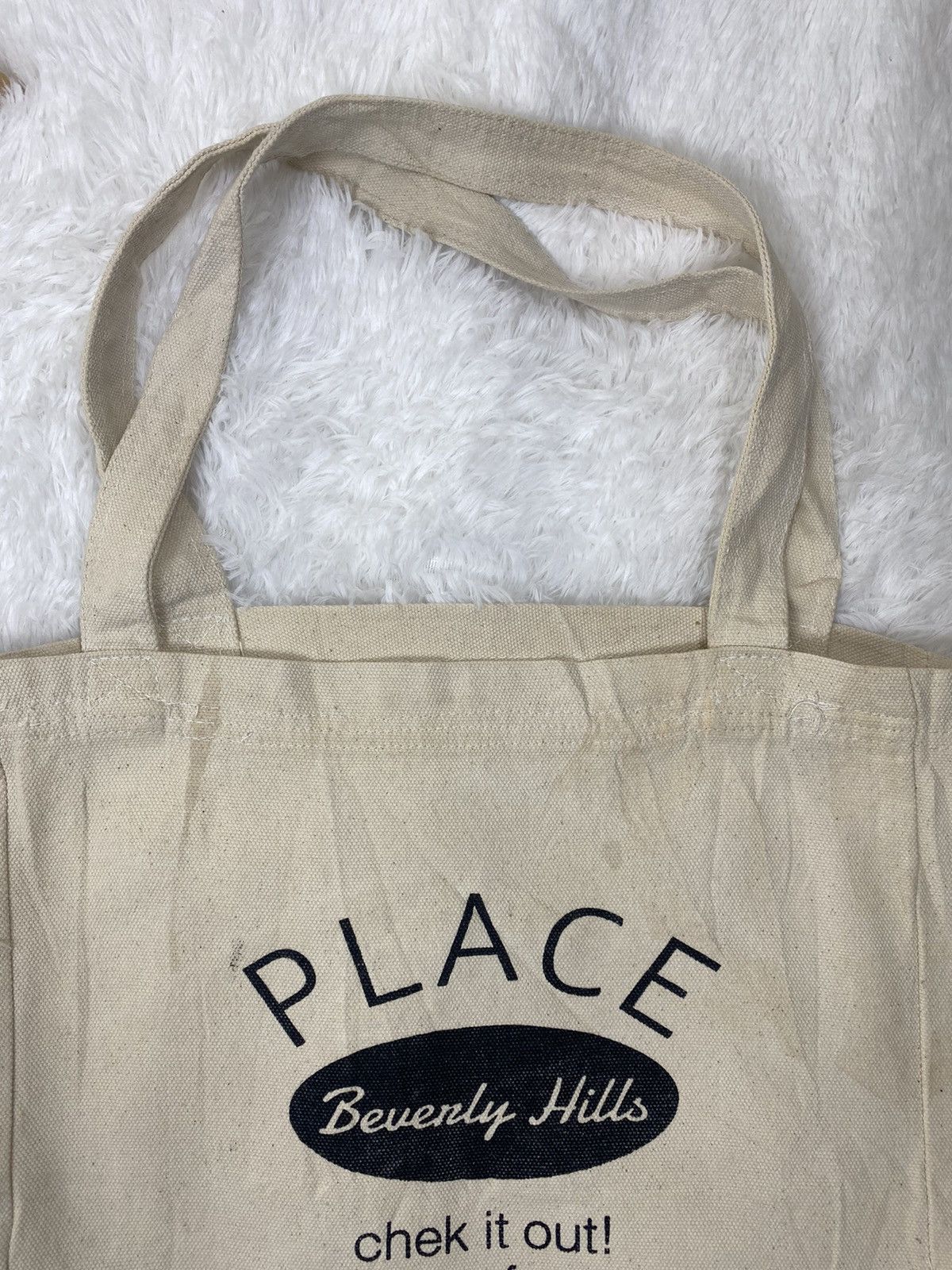 Japanese Brand Place Beverly Hills Canvas Tote Bag Size ONE SIZE - 4 Thumbnail