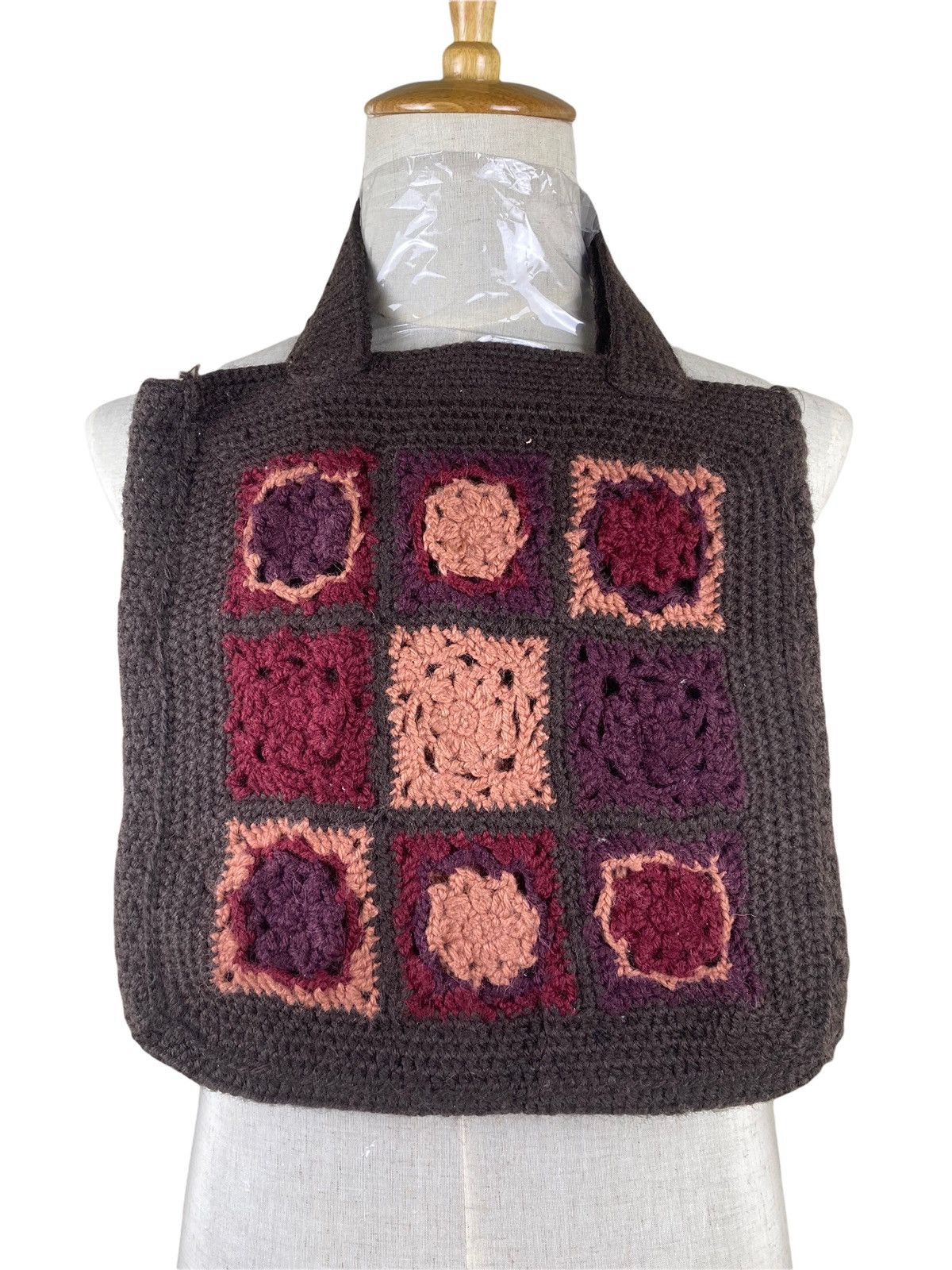 Handmade Custom Handmade Knit Tote Side Bag Size ONE SIZE - 1 Thumbnail