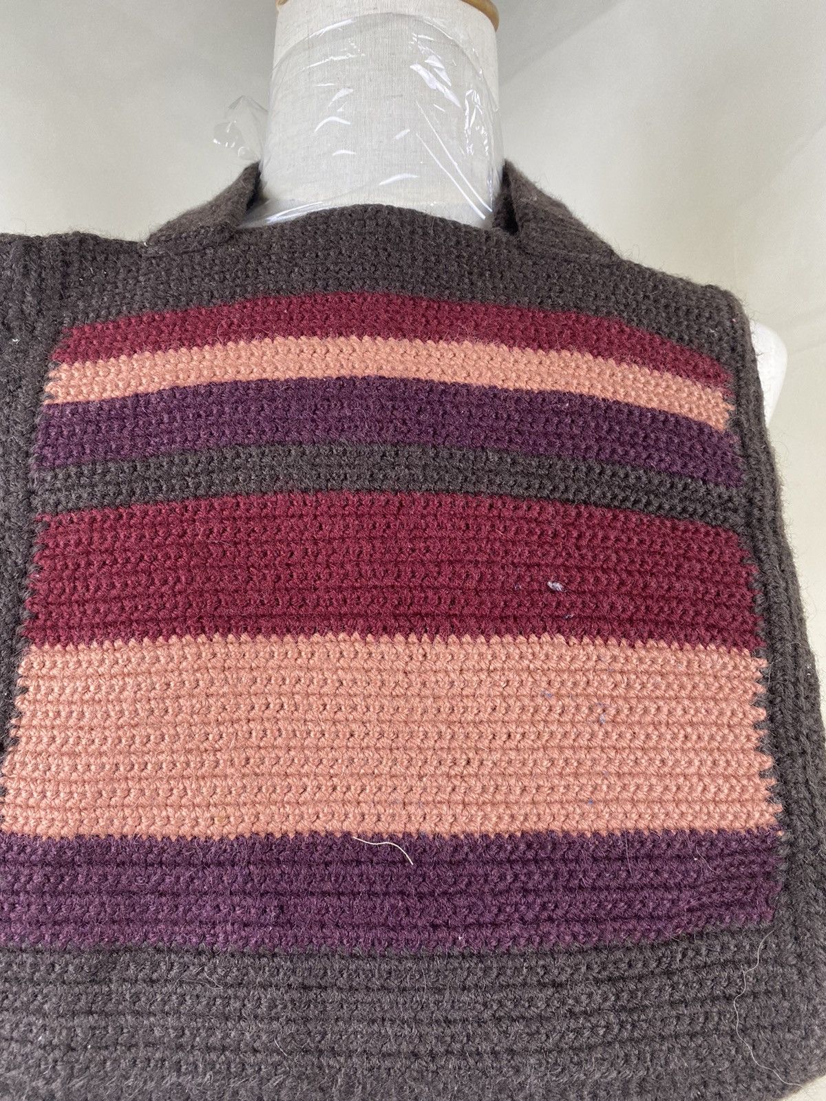 Handmade Custom Handmade Knit Tote Side Bag Size ONE SIZE - 4 Thumbnail