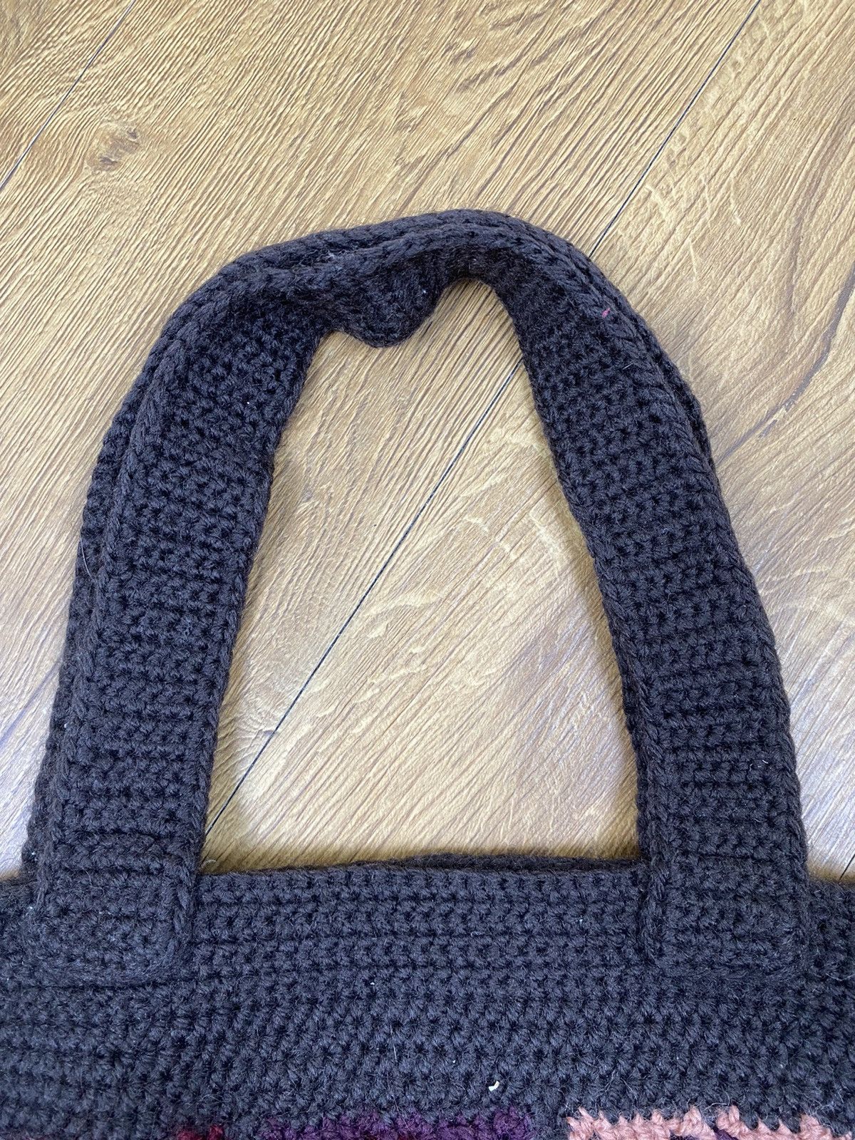 Handmade Custom Handmade Knit Tote Side Bag Size ONE SIZE - 5 Thumbnail