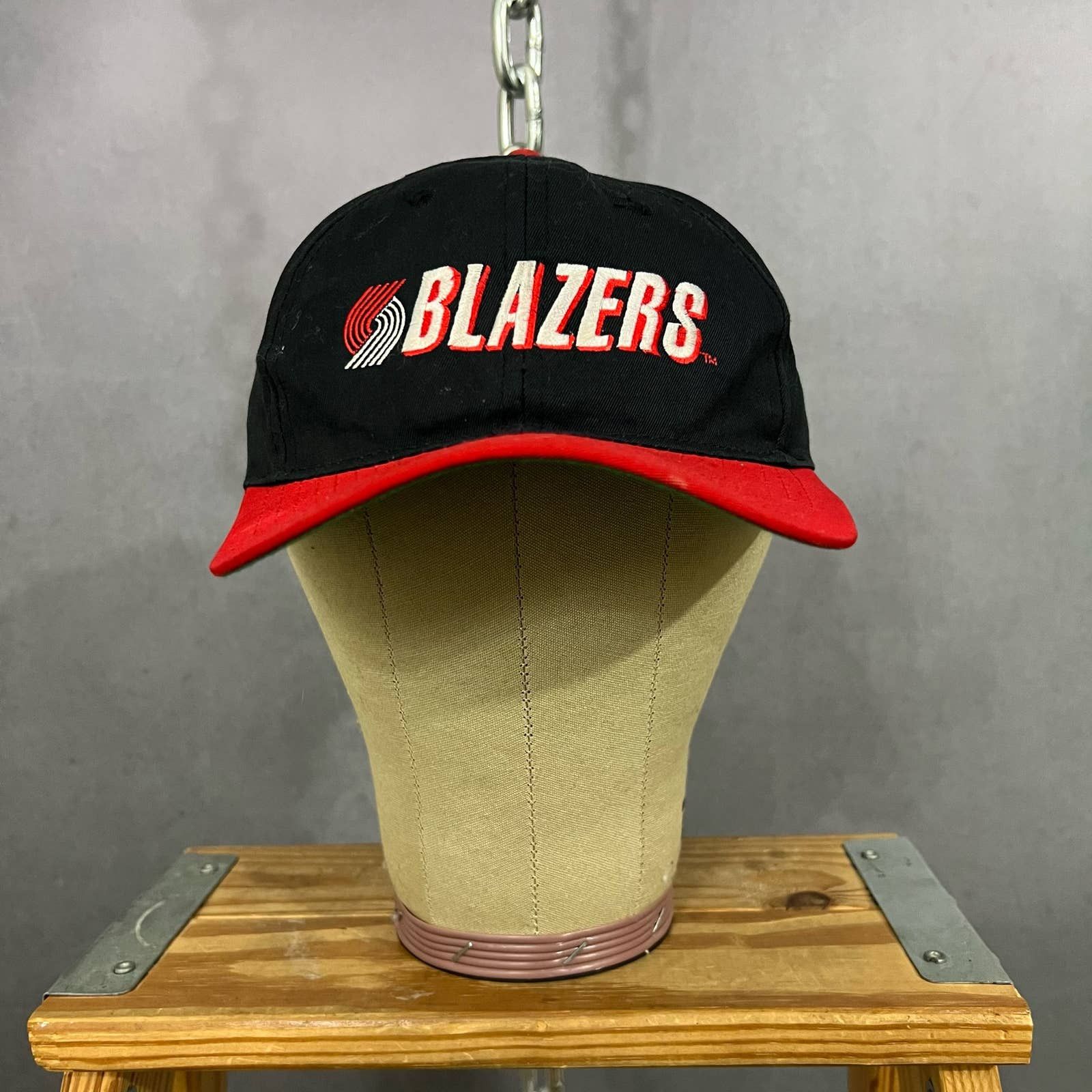 VTG 90s Portland Trail Blazers AJD Snapback hat