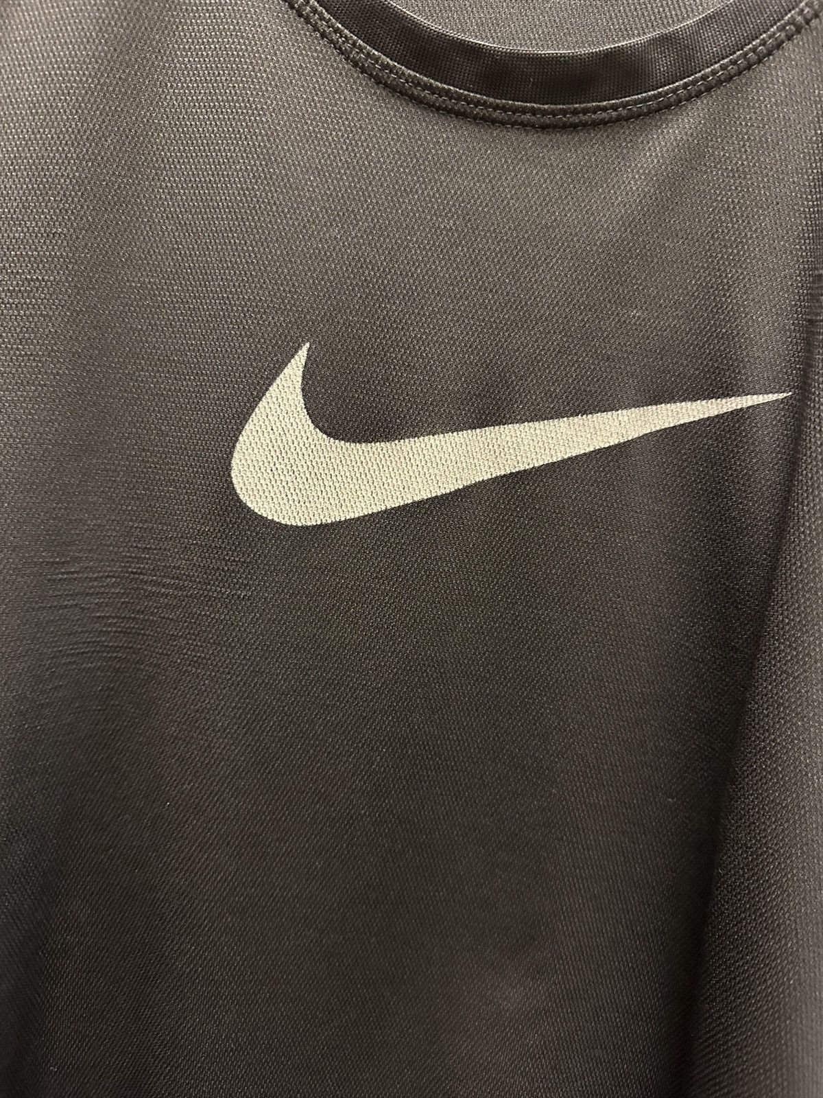 Nike × Vintage Vintage Nike Y2K Big Swoosh Contrast tank top spell out logo Size US L / EU 52-54 / 3 - 2 Thumbnail