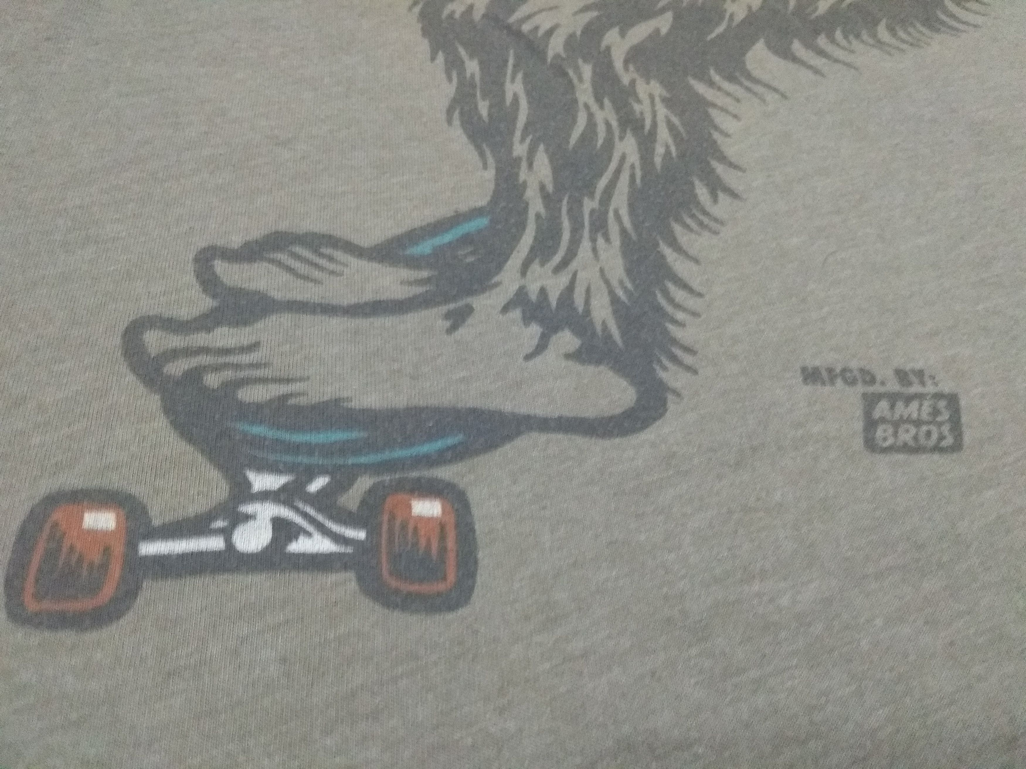 Vintage Ames bros bjorn to skateboard tshirt Size US M / EU 48-50 / 2 - 4 Thumbnail