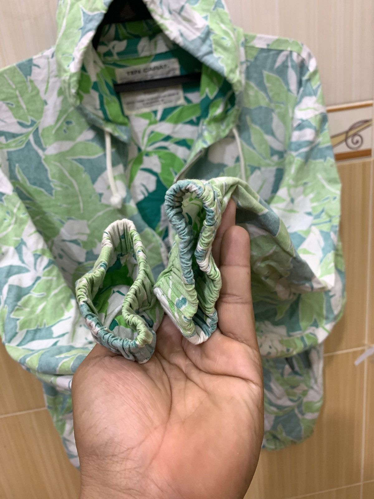 Japanese Brand TEN CARAT HOODIES/SWEATER Zipper Full PRINTED FLORAL PATTER Size US L / EU 52-54 / 3 - 9 Thumbnail
