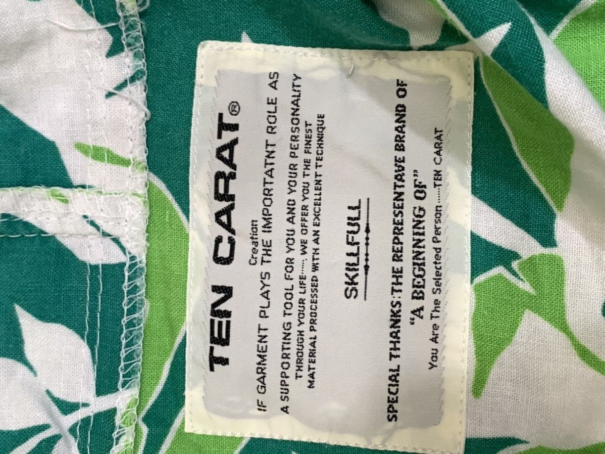 Japanese Brand TEN CARAT HOODIES/SWEATER Zipper Full PRINTED FLORAL PATTER Size US L / EU 52-54 / 3 - 11 Thumbnail