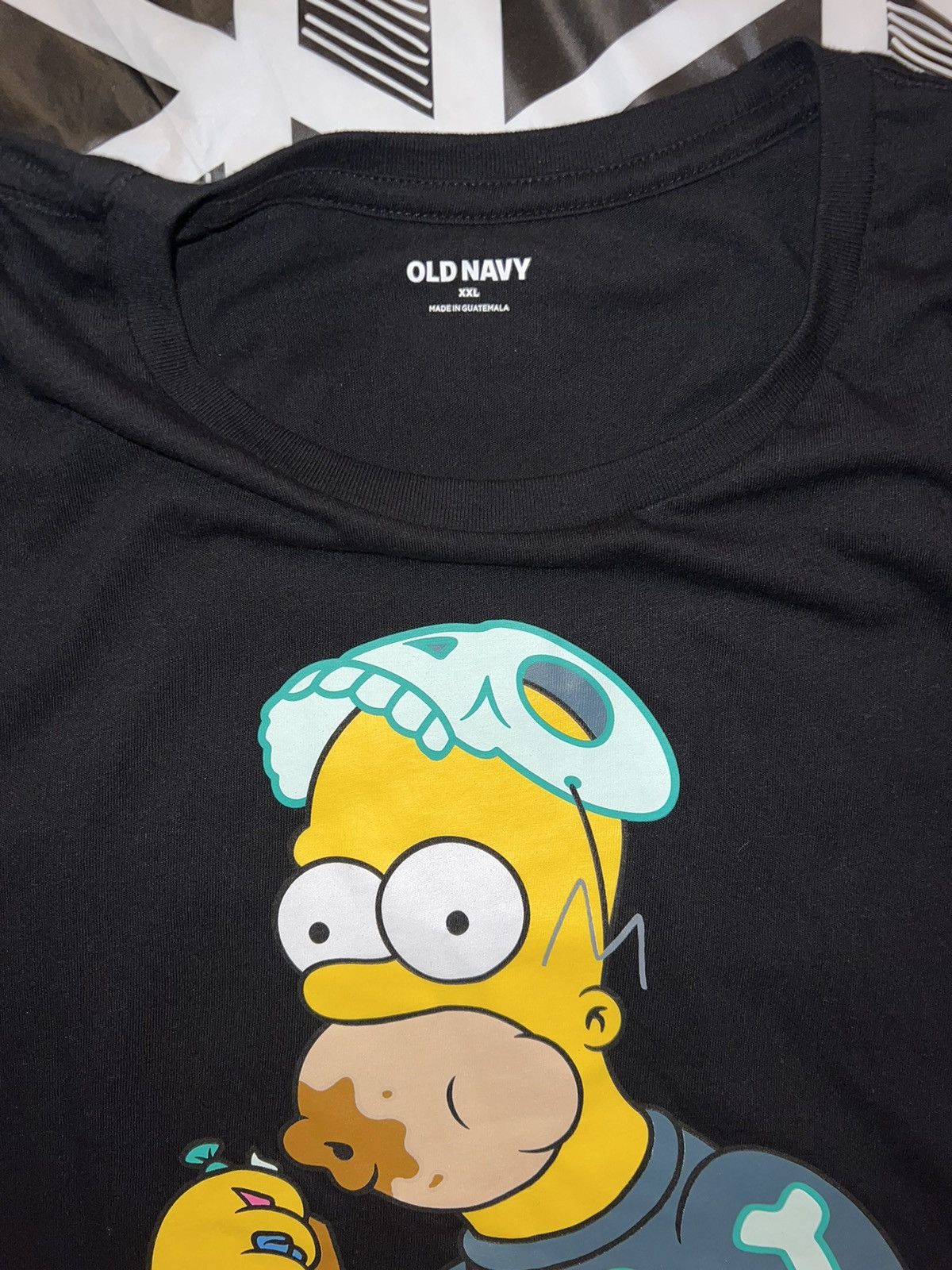 Homer × The Simpsons The Simpsons Glow in the Dark Old Navy T-shirt Size US XXL / EU 58 / 5 - 3 Thumbnail