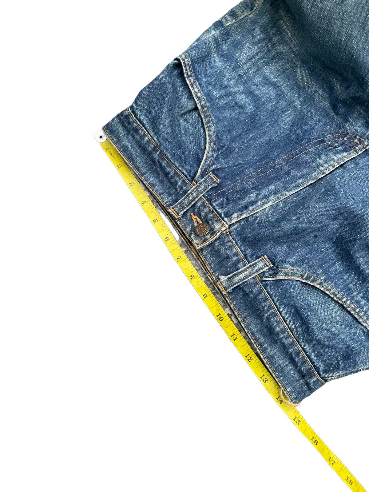 Levi's Vintage 70’s Levis 646 E Orange Tag Distresed Size US 29 - 2 Thumbnail