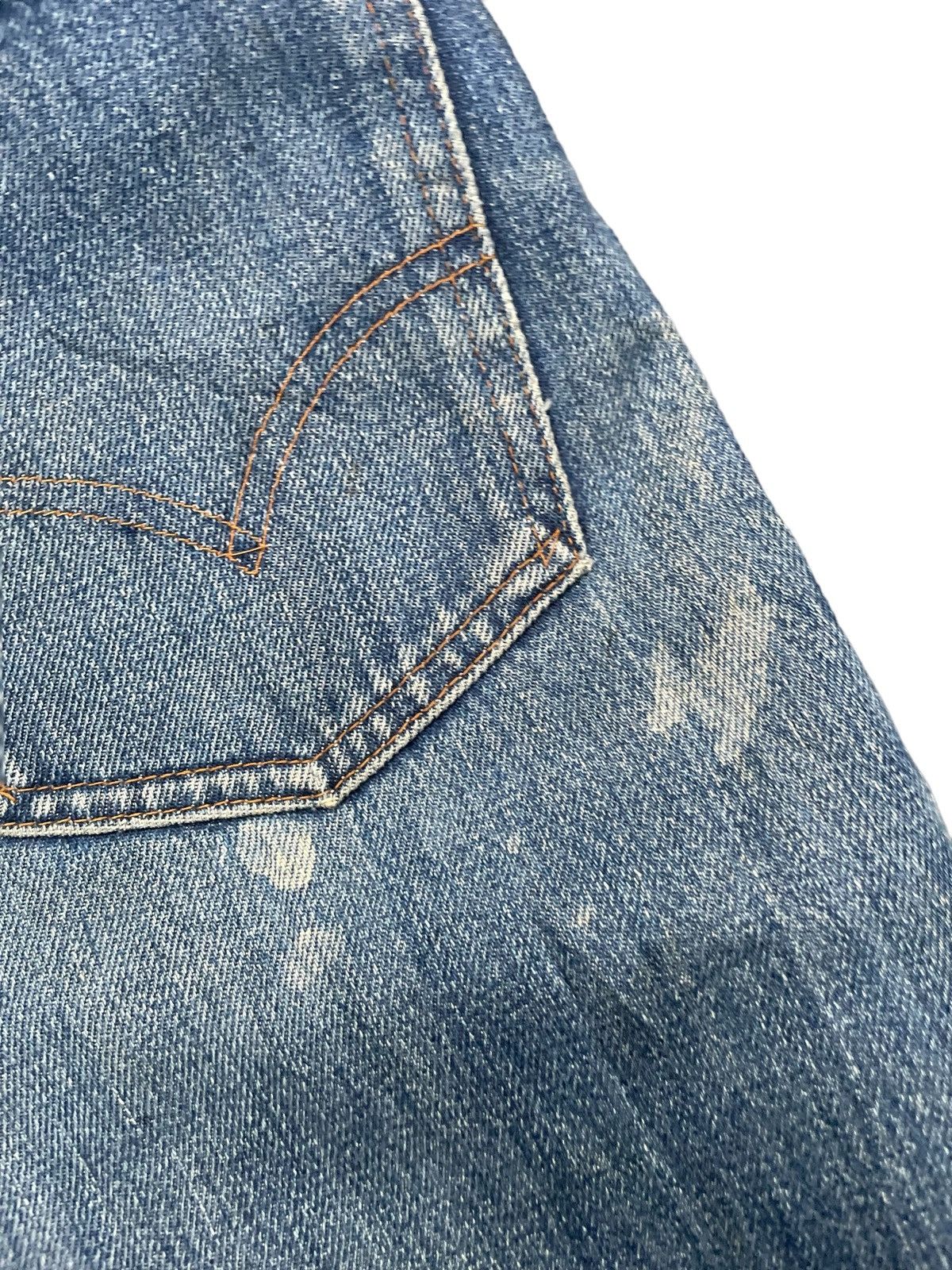 Levi's Vintage 70’s Levis 646 E Orange Tag Distresed Size US 29 - 15 Thumbnail
