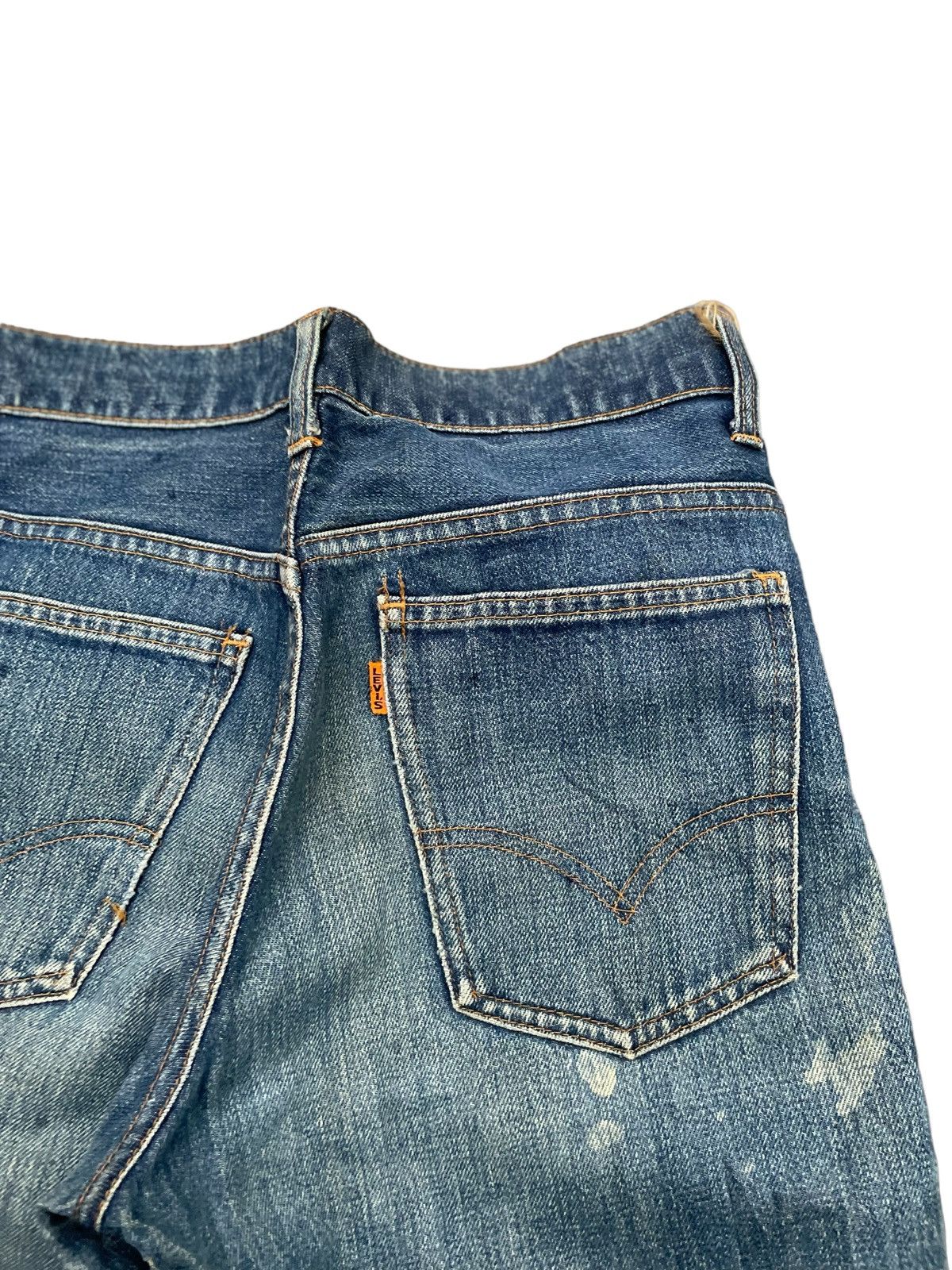 Levi's Vintage 70’s Levis 646 E Orange Tag Distresed Size US 29 - 14 Thumbnail