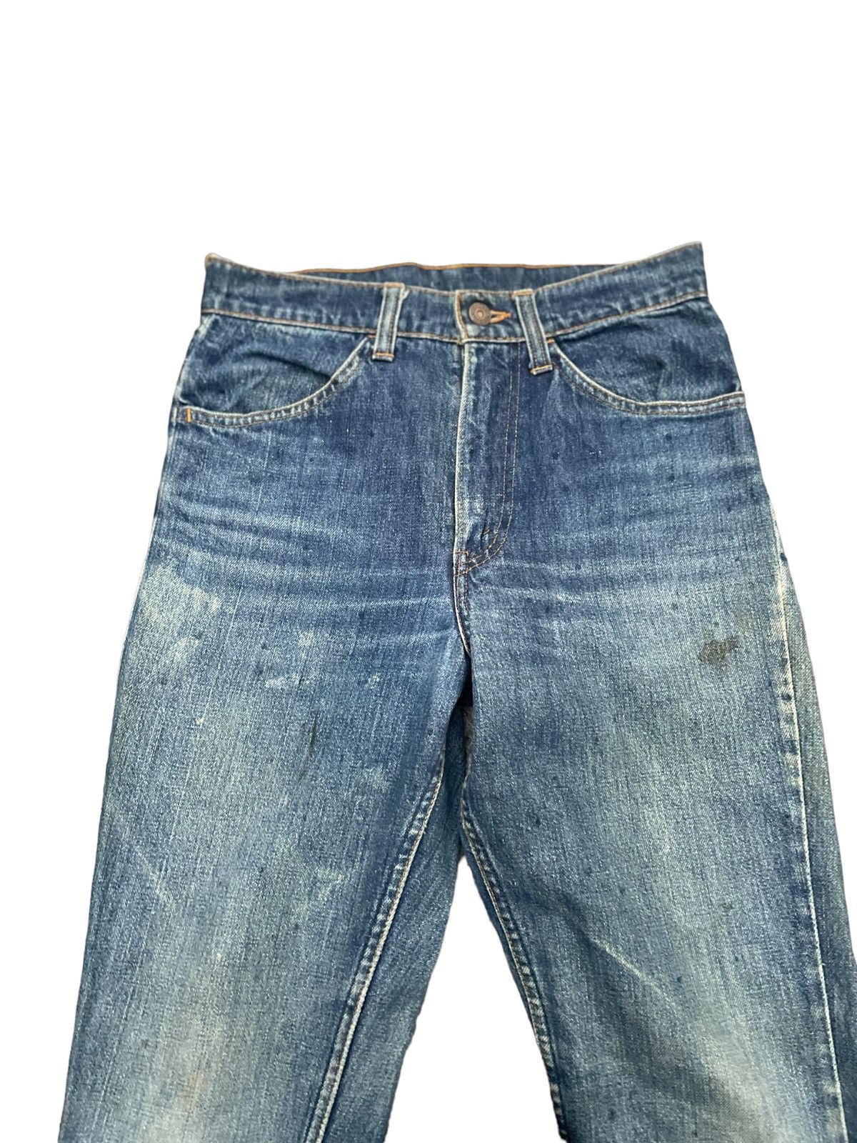 Levi's Vintage 70’s Levis 646 E Orange Tag Distresed Size US 29 - 7 Thumbnail