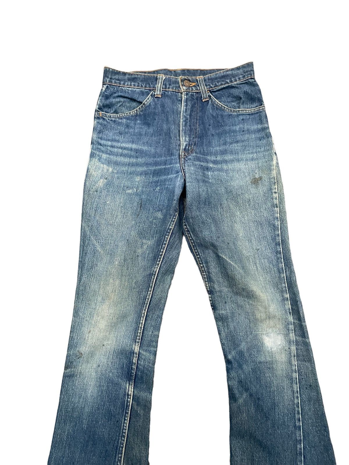 Levi's Vintage 70’s Levis 646 E Orange Tag Distresed Size US 29 - 4 Thumbnail