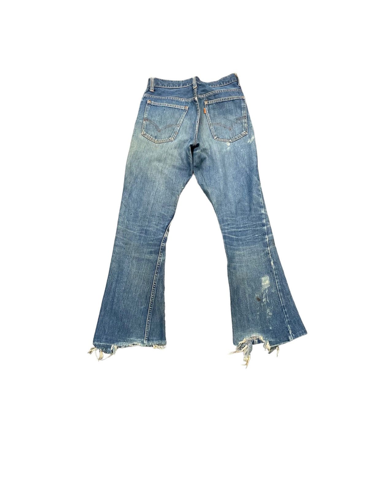 Levi's Vintage 70’s Levis 646 E Orange Tag Distresed Size US 29 - 11 Thumbnail