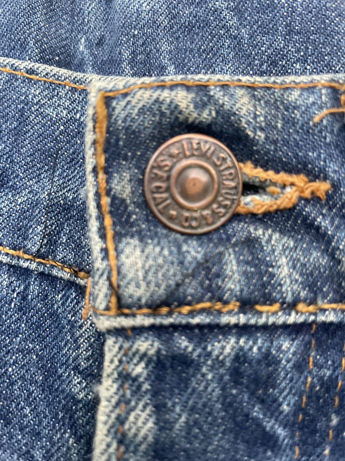 Levi's Vintage 70’s Levis 646 E Orange Tag Distresed Size US 29 - 22 Thumbnail