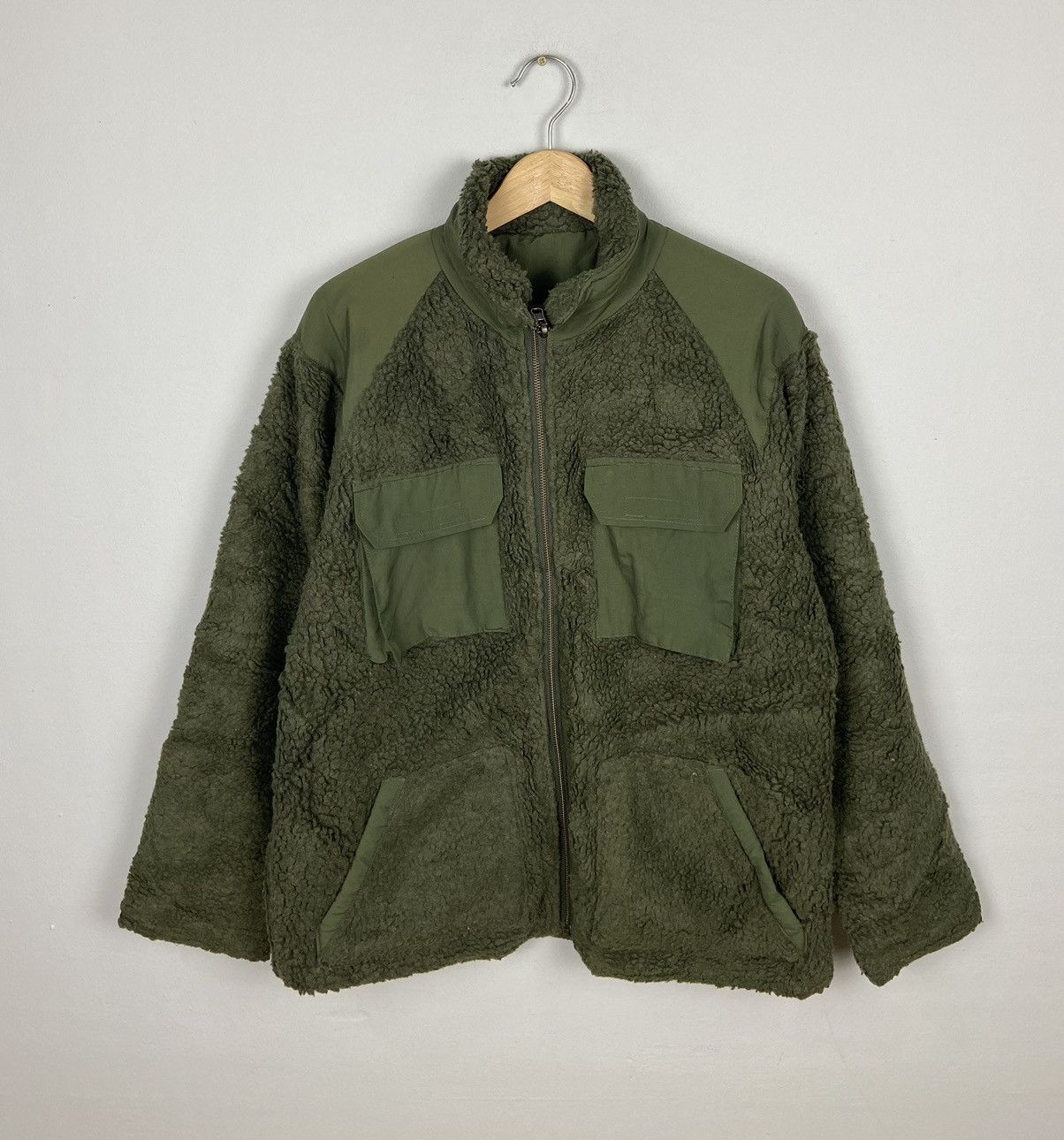 Japanese Brand Vintage Houston Military Fleece Deep Pile Riversible Jacket Size US L / EU 52-54 / 3 - 1 Thumbnail