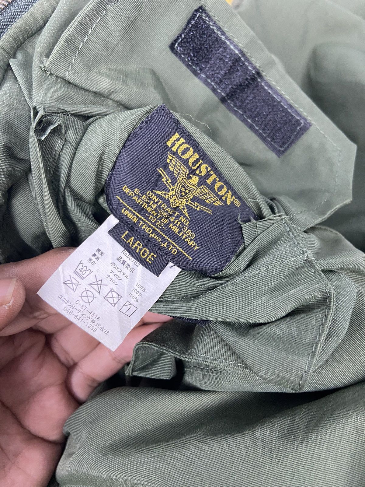 Japanese Brand Vintage Houston Military Fleece Deep Pile Riversible Jacket Size US L / EU 52-54 / 3 - 12 Thumbnail