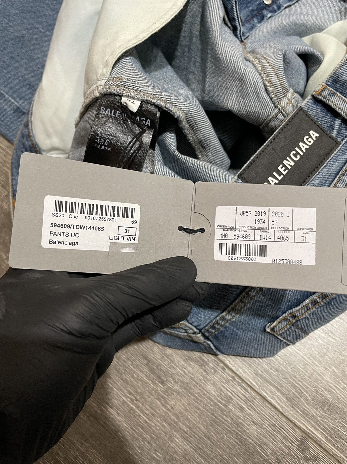 Balenciaga BALENCIAGA Blue Cropped Pants Jeans Size US 31 - 9 Thumbnail