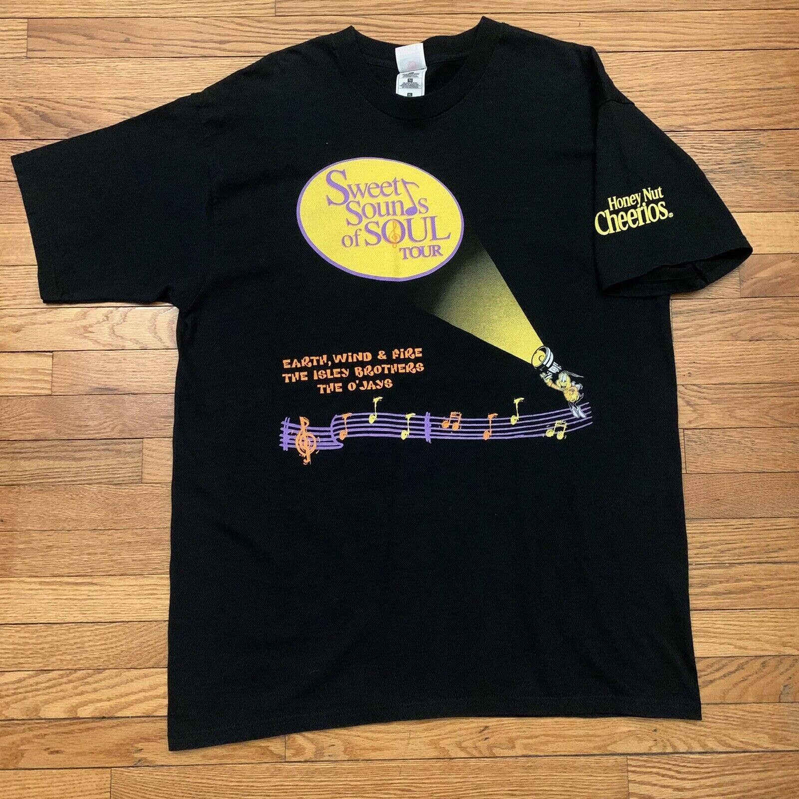 Fruit Of The Loom × Vintage Vintage 1998 Sweets Sounds Of Soul Tour Earth Wind T-Shirt Size US XL / EU 56 / 4 - 3 Thumbnail