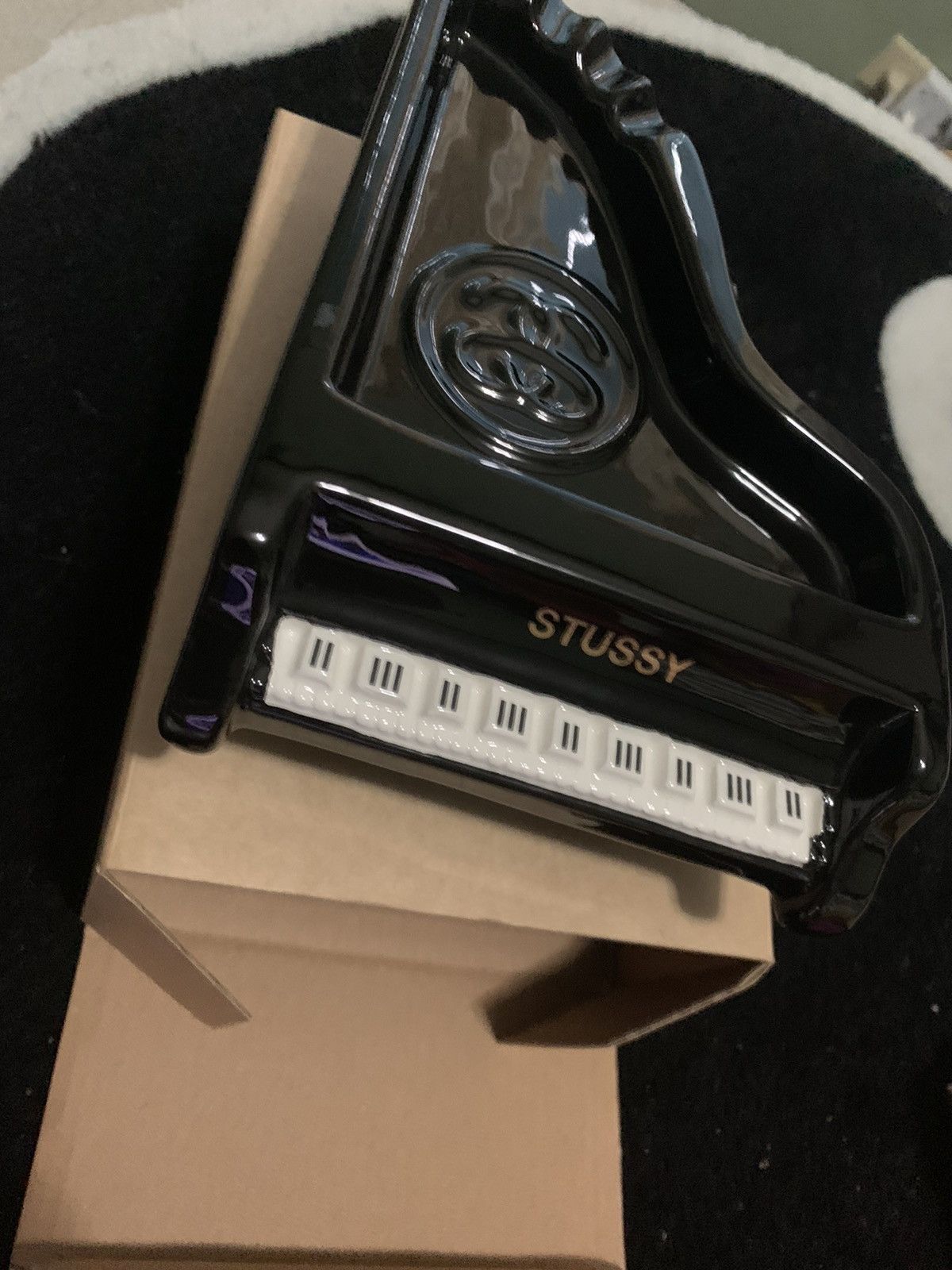 Stussy Stussy Piano Ashtray Black Spring 2023 IN HAND SHIPS ASAP