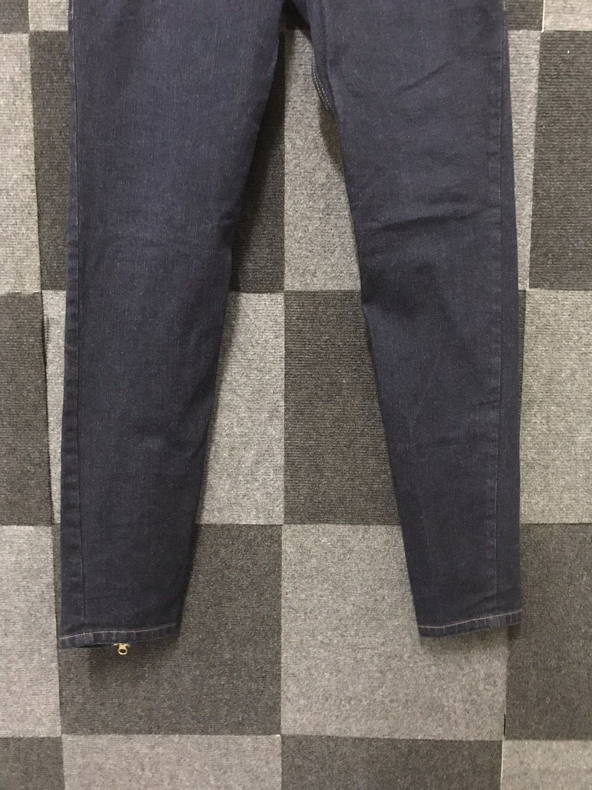 PPFM PPFM BIKER Custom Performance Ankle Zipper Rider Denim Size US 33 - 6 Thumbnail