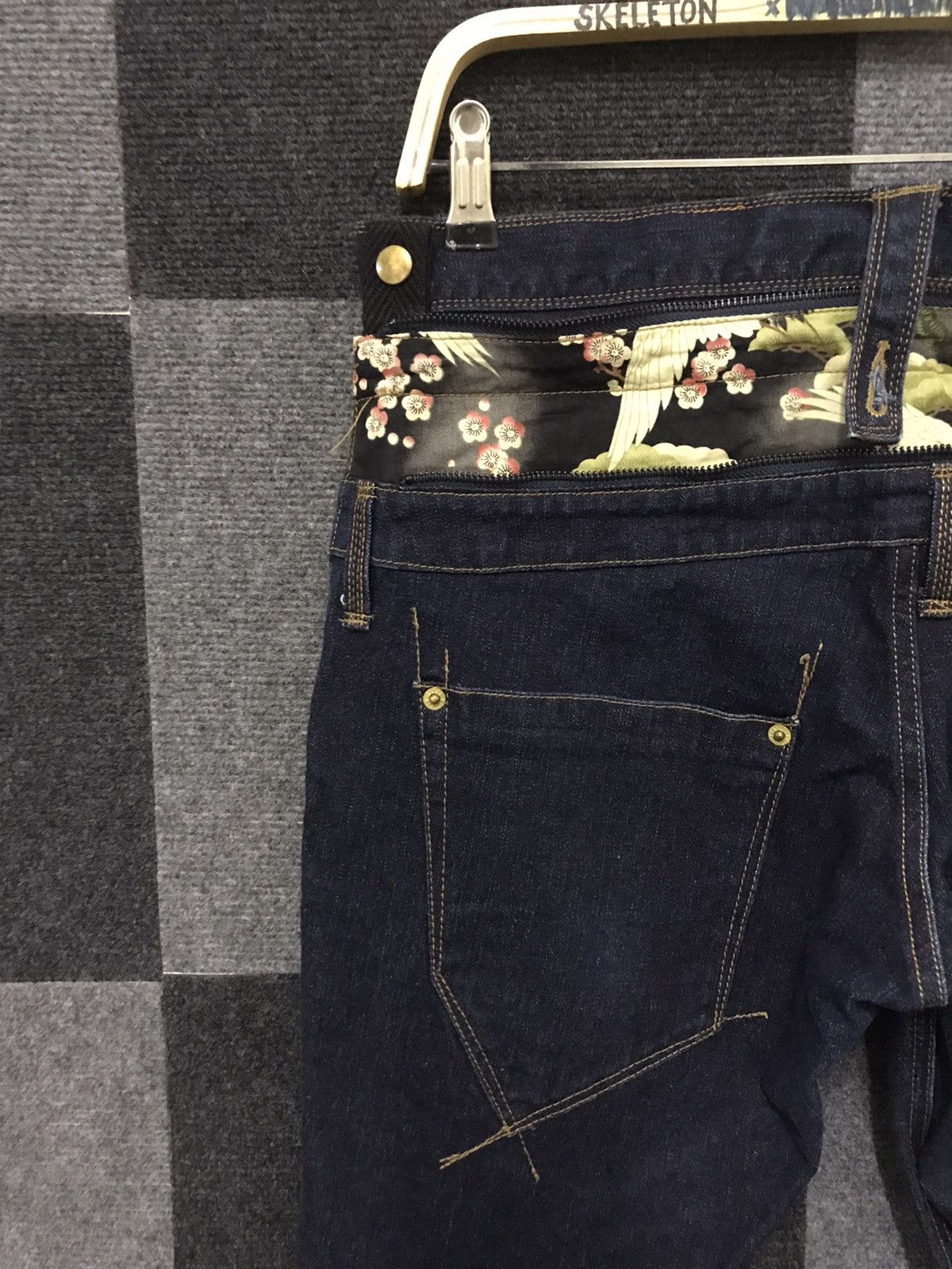 PPFM PPFM BIKER Custom Performance Ankle Zipper Rider Denim Size US 33 - 8 Thumbnail