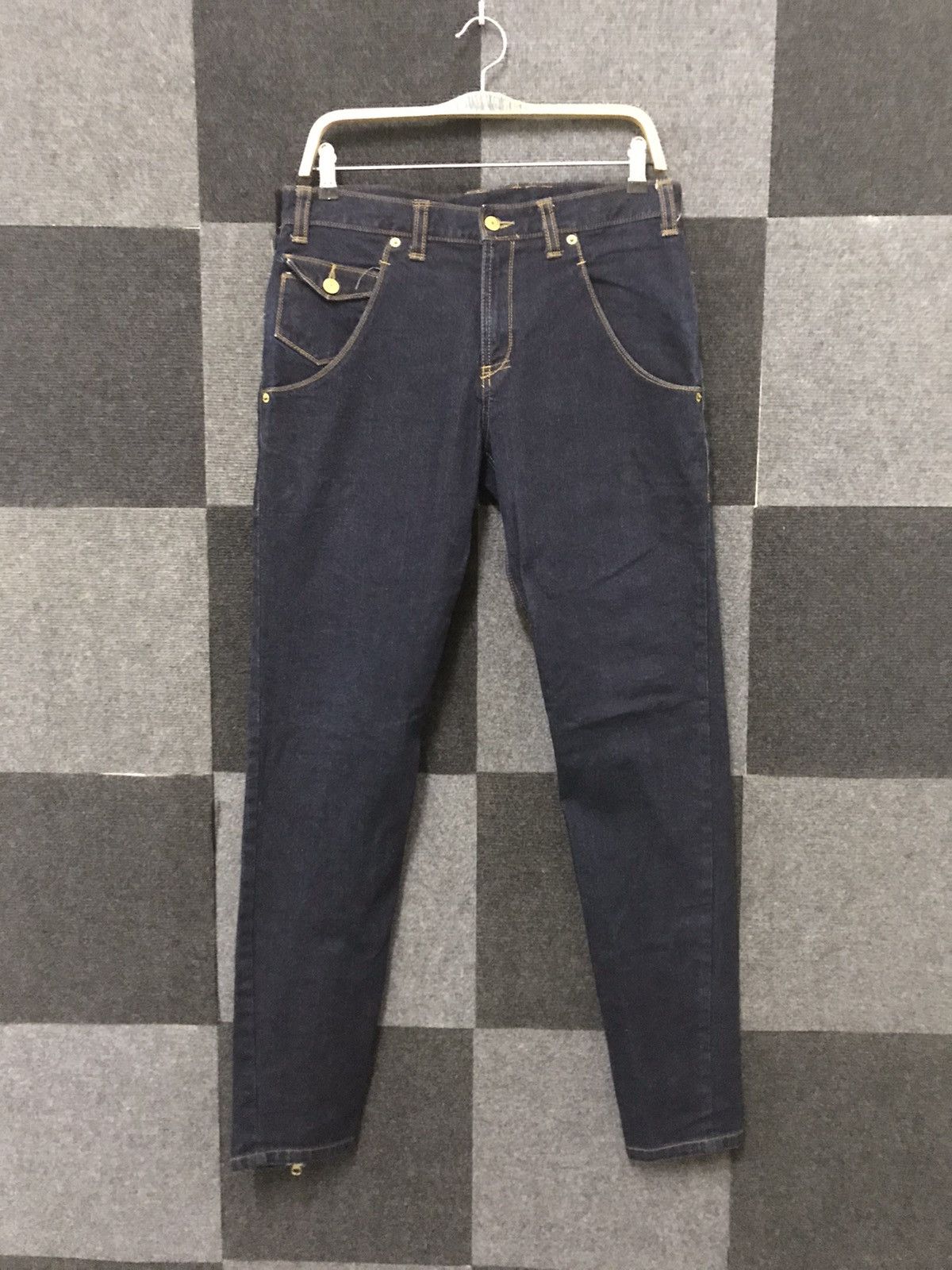 PPFM PPFM BIKER Custom Performance Ankle Zipper Rider Denim Size US 33 - 2 Thumbnail