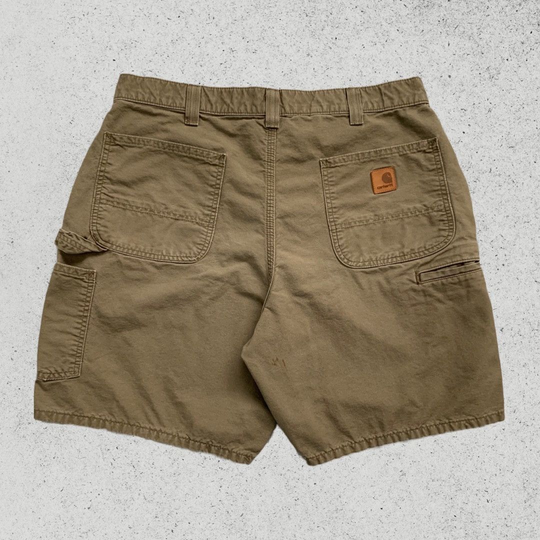 Green Carhartt Carpenter Cargo Shorts