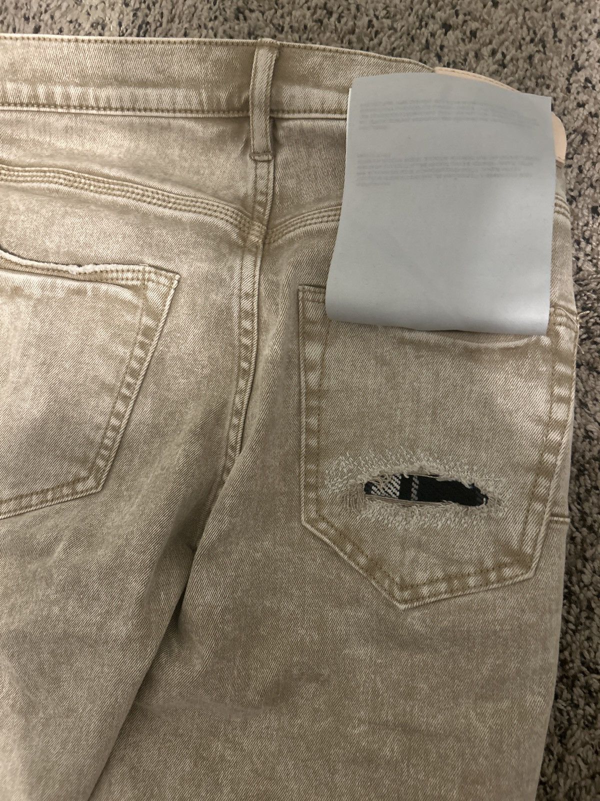Purple × Purple Brand Beige repair Purple brand jeans Size US 29 - 6 Thumbnail