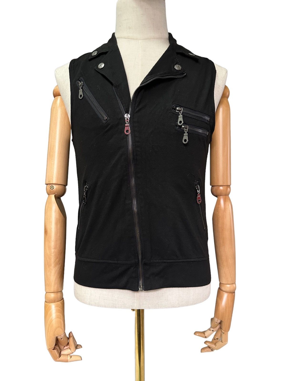 00s In The Attic double collar sleeveless